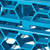 Carlisle RE2514 25 Compartments Full Size Textured Blue OptiClean Divided Glass Rack Extender