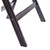 Carlisle C3620W11 20" W x 18" D x 30" H Black Straps Walnut Folding Tray Stand
