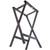 Carlisle C3620W11 20" W x 18" D x 30" H Black Straps Walnut Folding Tray Stand