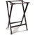 Carlisle C3620W11 20" W x 18" D x 30" H Black Straps Walnut Folding Tray Stand