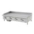 Migali C-G48 48" Natural Gas Countertop Competitor Series Griddle - 120,000 BTU
