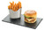 Cal-Mil 1522-712-65M
 Melamine
 Black
 Rectangular
 Faux Slate Serving Board