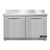 Continental Refrigerator SWF48NBS-FB 48"W Two Door Stainless Steel Work Top Freezer With 5 1/2" Backsplash