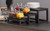 American Metalcraft AWRS 20.38" L x 11.25" W x 9.38" H Rectangular Black Wood Riser Set