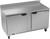 Beverage Air WTF60AHC 60"W Two Door Stainless Steel Worktop Freezer With 4" Removable Backsplash