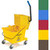 Carlisle 3690804 26 qt. Yellow Mop Bucket Combo Side Press