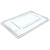 Carlisle 1062707 26" W x 18" D x 1.28" H Polycarbonate Clear Storplus Food Storage Lid