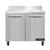 Continental Refrigerator SWF36NBS 36"W Two Door Stainless Steel Work Top Freezer With 5 1/2"H Backsplash