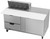 Beverage Air SPED60HC-08C-2 60" W Two-Section One Door Sandwich Top Refrigerated Counter