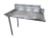 Advance Tabco DTC-S70-96L-X 95" W x 44" H x 30" D 16 Gauge Stainless Steel Legs Special Value Clean Straight Dishtable