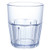 Winco PTSN-9 9 Oz. Blue SAN Plastic Ribbed Havana Tumbler