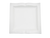 CAC China GBK-3 12 Oz. Bone White Porcelain Square Goldbook Pasta Plate (2 Dozen Per Case)