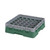 Cambro 36S318119 Camrack Glass Rack With Soft Gray Extender - 5 Cases