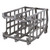 Cambro UCR10AR8580 Camshelving Ultimate #10 Can Add-On Rack Brushed Graphite
