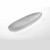 American Metalcraft WSMB17 47.5" Oz. Resin White Oblong Translucence Boat Bowl