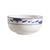CAC China 103-95 9 Oz. Bone White Porcelain Round Blue Lotus Jung Bowl (3 Dozen Per Case)