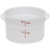 Cambro RFS2148 2 qt White Round Storage Container - 12/Case