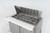 Migali C-SP48-18BT-HC 48.2" W Two-Section Two Door Competitor Series Refrigerated Counter/Big Top Sandwich Prep Table