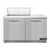 Continental Refrigerator D48N8-FB 48" W Two-Section Two Door Designer Line Sandwich Unit