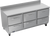 Victory VWRD72HC-6 72"W Six Drawer Stainless Steel Worktop Refrigerated Counter