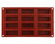 Matfer Bourgeat 257985 Gastroflex Mini Cake Mold 2-3/4"L x 1-1/4"W x 1-1/4"H Mini Cakes Food Grade Silicone