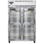 Continental Refrigerator 2RSNGDHD 52" W Two-Section Glass Door Reach-In Refrigerator