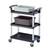 Cambro BC331KD110 Black Service Cart 15-7/8" x 24-3/8"