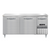 Continental Refrigerator DFA68NSS 68"W Three Door Stainless Steel Designer Line Freezer Base Worktop Unit