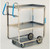 Lakeside 7120 Ergo-One 41.38" W Stainless Steel Solid 2 Shelves Utility Cart