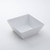 American Metalcraft MELSQ94 125 Oz. Plastic White Square Endurance Bowl