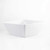 American Metalcraft MELSQ94 125 Oz. Plastic White Square Endurance Bowl