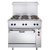 Vulcan EV36S-2FP2HT240 36" W Stainless Steel Electric French Hotplates Restaurant Range - 240 Volts