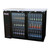 Migali C-BB48G-HC 48.75"W Two-Section Glass Door Competitor Series Refrigerated Back Bar Cabinet