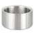 Winco DWCC-5 Round Stainless Steel Wine Coaster 4.63" Dia. x 2.63" H