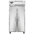 Continental Refrigerator 2RSESNSA 36.25" W Two-Section Solid Door Reach-In Slim Line Refrigerator