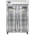 Continental Refrigerator 2RSNSAGD 52" W Two-Section Glass Door Reach-In Refrigerator