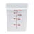 Cambro 8SFSP148 8 qt White Square CamSquare Food Container