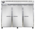 Continental Refrigerator 3RESNSS 85.5" W Three-Section Solid Door Reach-In Extra-Wide Refrigerator