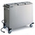Lakeside 7512 23.75" W Stainless Steel Round Mobile Convection 3-Tube Heated Plate Dispenser - 220 Volts