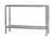New Age 1024Tb T-Bar Series Shelving Unit 2-Tier 72"W 1000 Lbs. Shelf Capacity All Welded 1-1/2" Aluminum Tube Construction