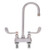 Fisher 53880 12" Stainless Steel Swivel or Rigid Gooseneck Spout Faucet with 4" Centers
