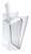 Cal-Mil 1031-64 5" W x 13.75" H x 8.5" D Plastic Wall-Mount Econo Scoop Guard