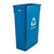 Winco PTC-23L Slender Recycle Trash Can