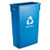 Winco PTC-23L Slender Recycle Trash Can