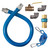 Dormont 1650KIT48 Stainless Steel 48" Gas Connector Hose Kit