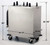 Lakeside 6212 Easy-Glide 12.25" Dia. Round Stainless Steel 2-Tube Cabinet Heated Mobile Dish Dispenser