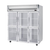 Beverage Air HRP3HC-1HG 78" W Three-Section Glass Door Reach-In Horizon Series Refrigerator