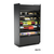 Structural Concepts BN37R 35.62" W Black Self-Contained Oasis Refrigerated Self-Service Case - 208/240 Volts