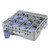 Cambro 16C414151 Camrack Cup Rack With Soft Gray Extender Full Size - 5 Cases