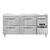 Continental Refrigerator DRA68NSS-F 68" W Three Section Designer Line Work Top Fish File